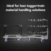 Spring loaded tow bar female