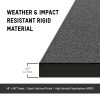 1/2" Black HDPE Sheet 48" x 96"