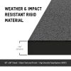 3/4" Black HDPE Sheet 48" x 96"