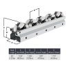 ROLLER TRACK STEEL BI-DIRECTIONAL 40 MM X 4 FT