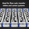 ROLLER TRACK STEEL BI-DIRECTIONAL 40 MM X 4 FT