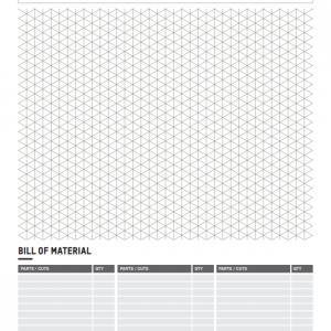 Notepad for Flexpipe Projects (50 sheets)